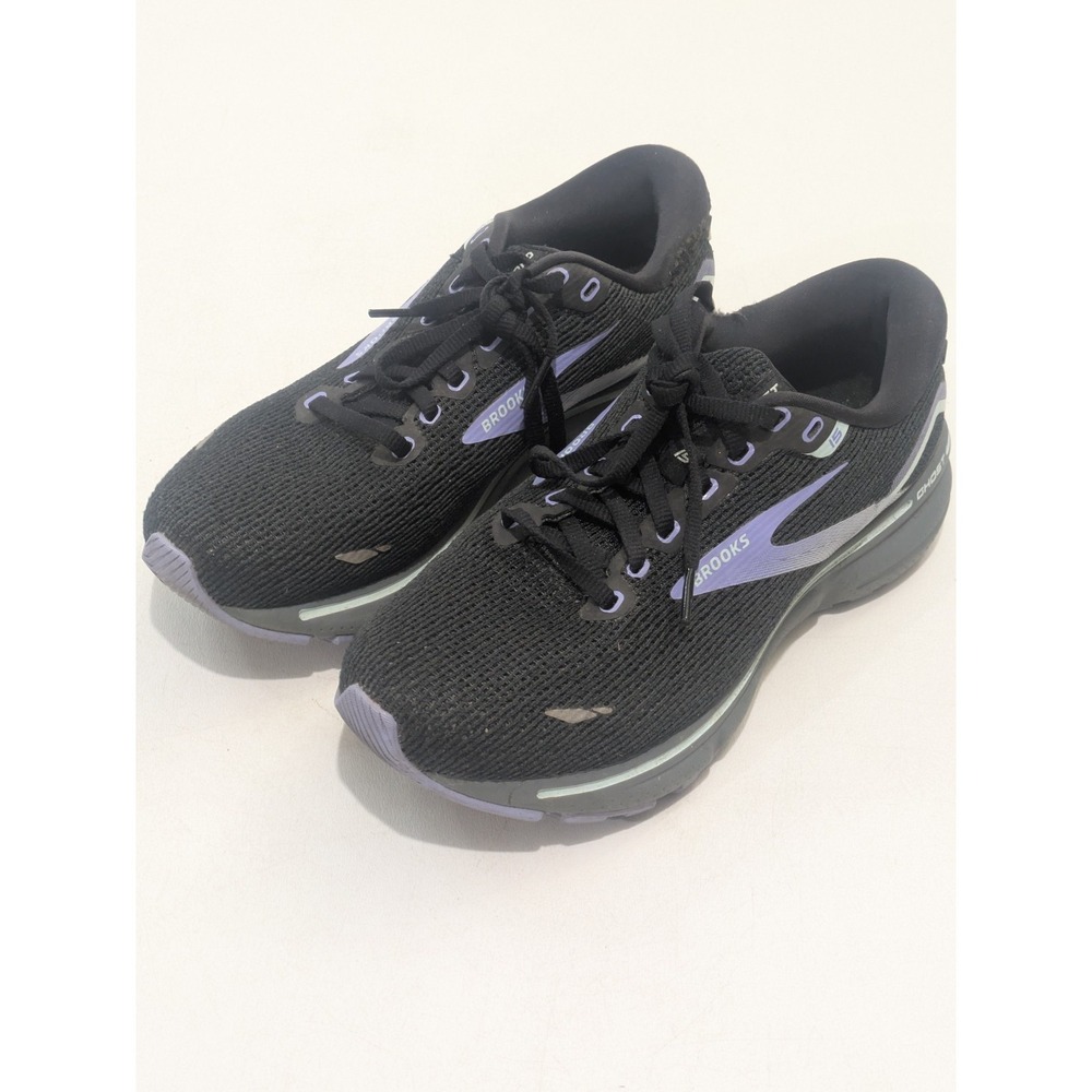 Brooks Ghost 15 Women's Running Shoes Black Purple Size 8